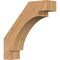 Ekena Millwork 5 1/2"W x 22"D x 22"H Merced Smooth Knee Brace, Western Red Cedar BRC06X22X22MRC00SWR - alternate 1